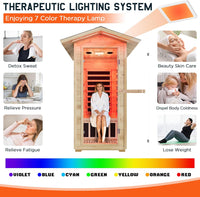 One-Person Outdoor Infrared Sauna
