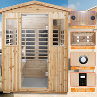 4 person outdoor infrared sauna