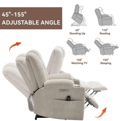 Premium Power Lift Recliner with Massage & Heat™