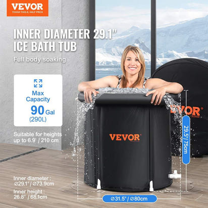 VEVOR Portable Ice Bath Tub