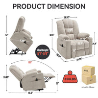 Premium Power Lift Recliner with Massage & Heat™