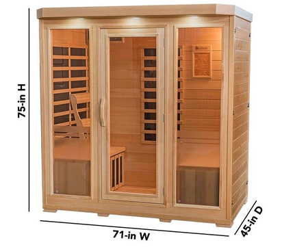 4+ Person Indoor Far-Infrared Sauna