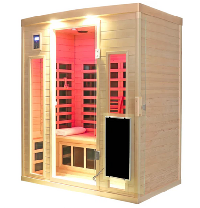 3 Person Ultra Low EMF Far-Infrared Sauna