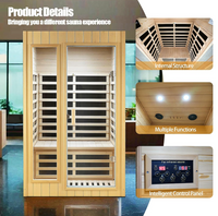 Two-Person Indoor Infrared Sauna
