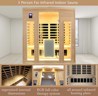 3 Person Ultra Low EMF Far-Infrared Sauna