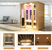 3 Person Ultra Low EMF Far-Infrared Sauna