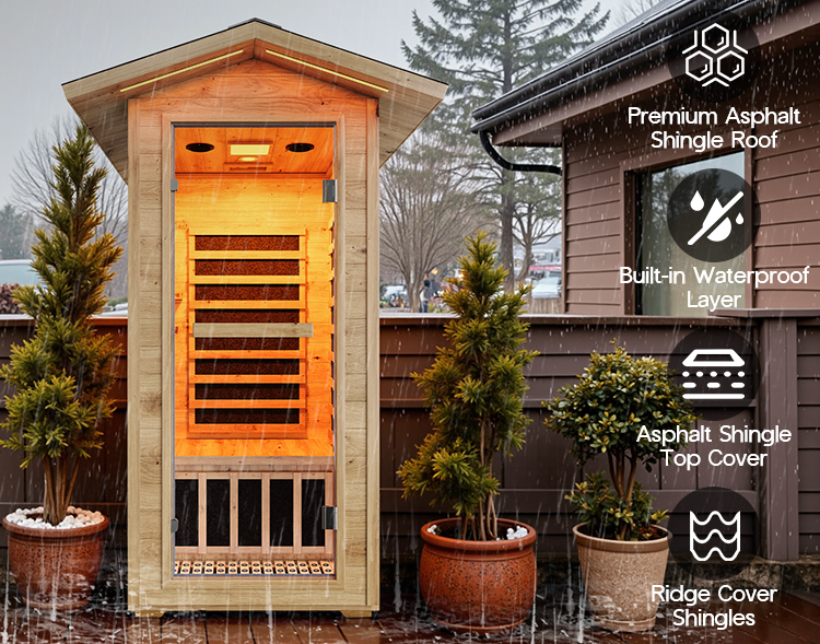 One-Person Outdoor Infrared Sauna