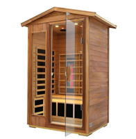 Two Person Outdoor High-Temp Infrared Sauna