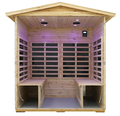 4 person outdoor infrared sauna