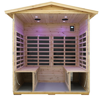 4 person outdoor infrared sauna