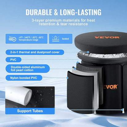 VEVOR Portable Ice Bath Tub