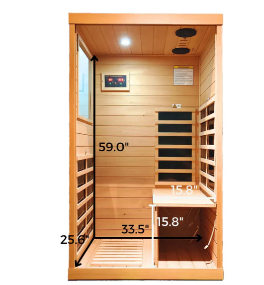 One-Person Side Door Infrared Sauna
