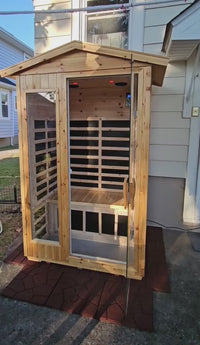 Two Person Outdoor High-Temp Infrared Sauna