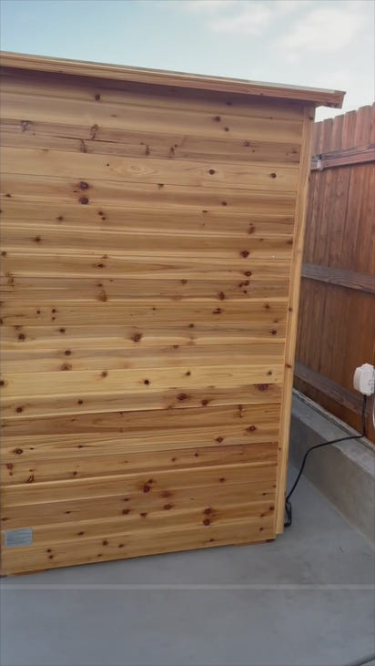 4 person outdoor infrared sauna