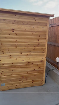 4 person outdoor infrared sauna